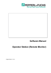 Software Manual  Operator Station (Remote Monitor) Image-Version: 3.1.4.0