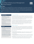 CA Unified Infrastructure Management for Flow Analysis At a Glance