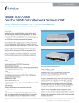 Tellabs 1100-705GR Desktop GPON Optical Network Terminal (ONT)