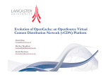an OpenSource Virtual Content Distribution Network (vCDN) Platform