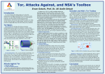 Tor, Attacks Against, and NSA`s Toolbox