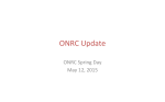 ONRC Update - Open Networking Research Center