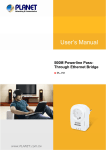 PL-751 User Manual - PLANET Technology Corporation.