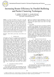 Increasing Router Efficiency by Parallel Buffering and Packet Clustering Techniques