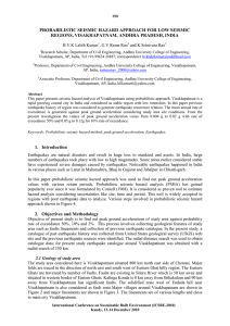 PROBABILISTIC SEISMIC HAZARD APPROACH FOR LOW