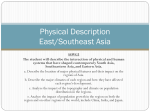 Physical Description East/Southeast Asia