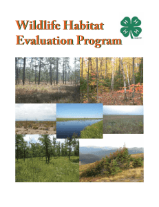 4-H Wildlife Habitat Evaluation Program