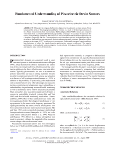 Fundamental Understanding of Piezoelectric Strain Sensors