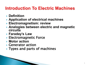 Pendahuluan Mesin Elektrik / Mesin Elektrik Secara Am