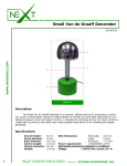 Small Van de Graaff Generator