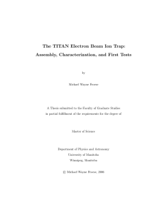 The TITAN Electron Beam Ion Trap: Assembly