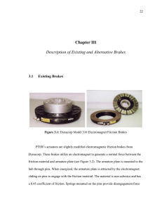 Chapter III Description of Existing and Alternative Brakes