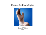 Physics for Proctologists