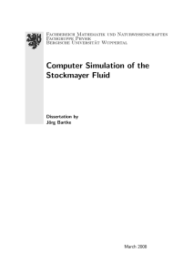 Computer Simulation of the Stockmayer Fluid