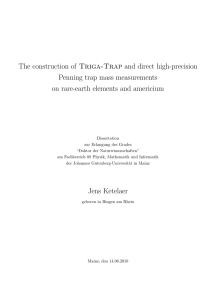 The construction of Triga-Trap and direct high