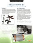 ELECTRIC MOTORS 101: Understanding the Basics of Electric Motor Technology An Overview