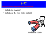 Powerpoint Chapter 21 Magnetism