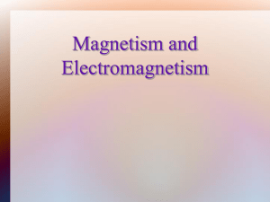 Electricity & Magnetism