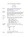 PHY 412 Advanced Electricity and Magnetism  Spring 2015 Course Syllabus