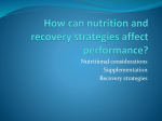 How can nutrition and recovery strategies affect