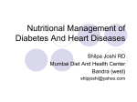 Diet in diabetes