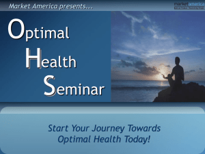 Optimal Health Presentation
