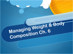 Managing Weight Ch 6 - Bishop Conaty