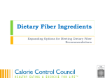 Dietary Fiber Ingredients