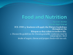 Food and Nutrition by Jane martin Lassiter High School