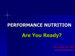 COMPETITION NUTRITION - Pembina Trails School Division