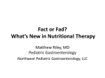 Fact or Fad: What’s New in Nutritional Therapy