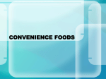 Convenience Foods