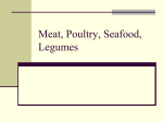 Meat, Poultry, Seafood, Legumes