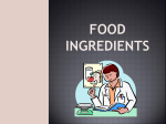 food ingredients