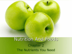 Nutrition And Foods