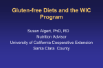 Great gluten free living - California WIC Association