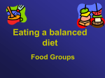 Eating a balanced Diet