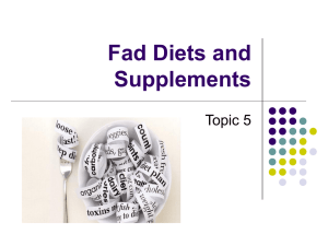 Fad diets - Seward Wellness