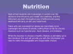 Nutrition Unit PowerPoint Notes