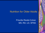 Nutrition in Later Years