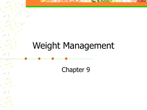 Weight Management