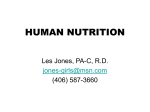 NUTRITION & DIET THERAPY