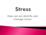 Stress Management - Caring for Carers
