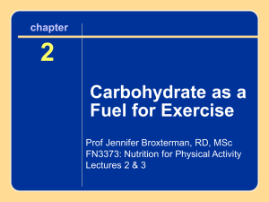 FN3373, Lecture 2&3 (OWL) – Ch 2 (Carbohydrate)