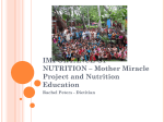 Presentation on "Importance of Nutrition"
