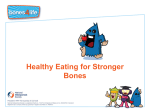 Healthy eating for strong bones