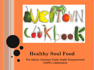 Calories - Overtown Cookbook Weblog