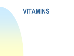 Vitamins - HEALTH