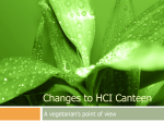 Vegetarian Nutrition in HCI