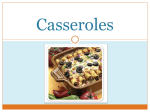 Casseroles